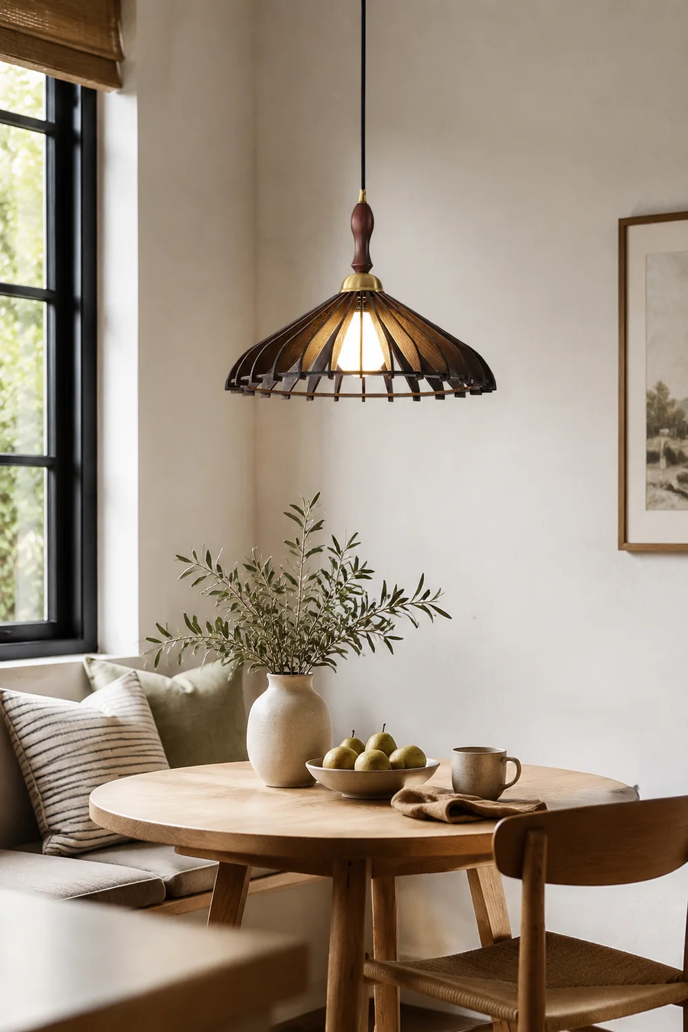 Umbrella Wood Pendant Lamp - Lumpaz