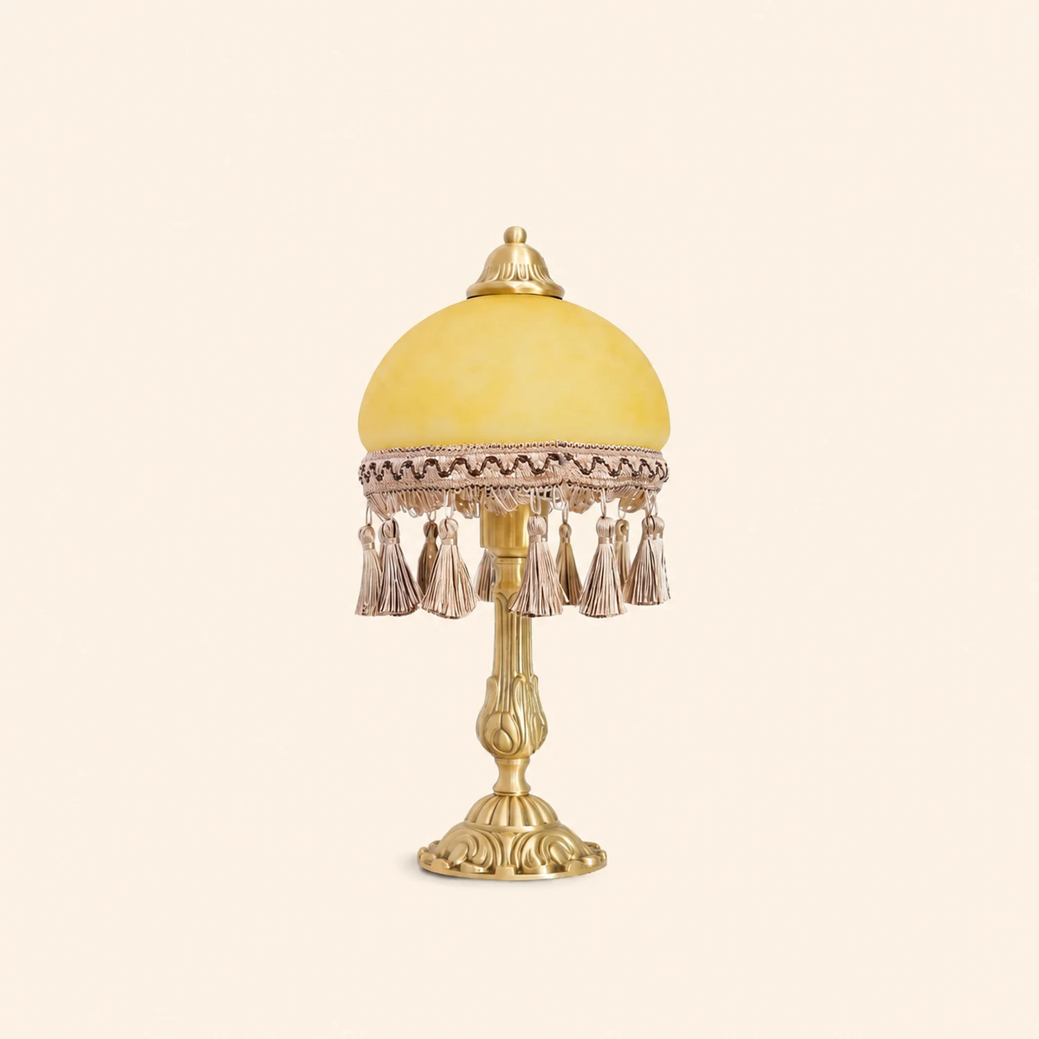 French Tassels Brass Table Lamp - Lumpaz