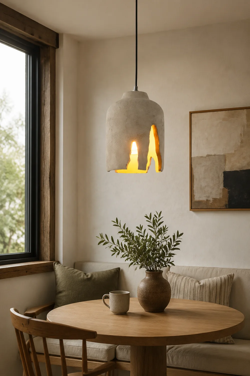 Cement Hanging Lamp - Lumpaz