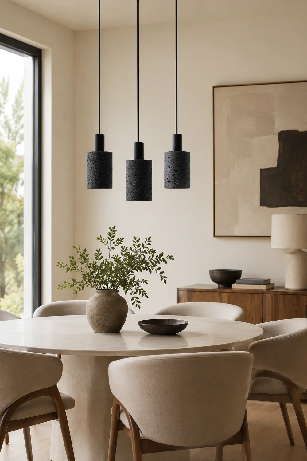 N Stone Pendant Lamp - Lumpaz