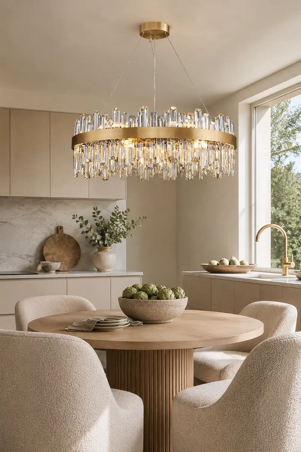 Crystal Statement Chandelier - Lumpaz