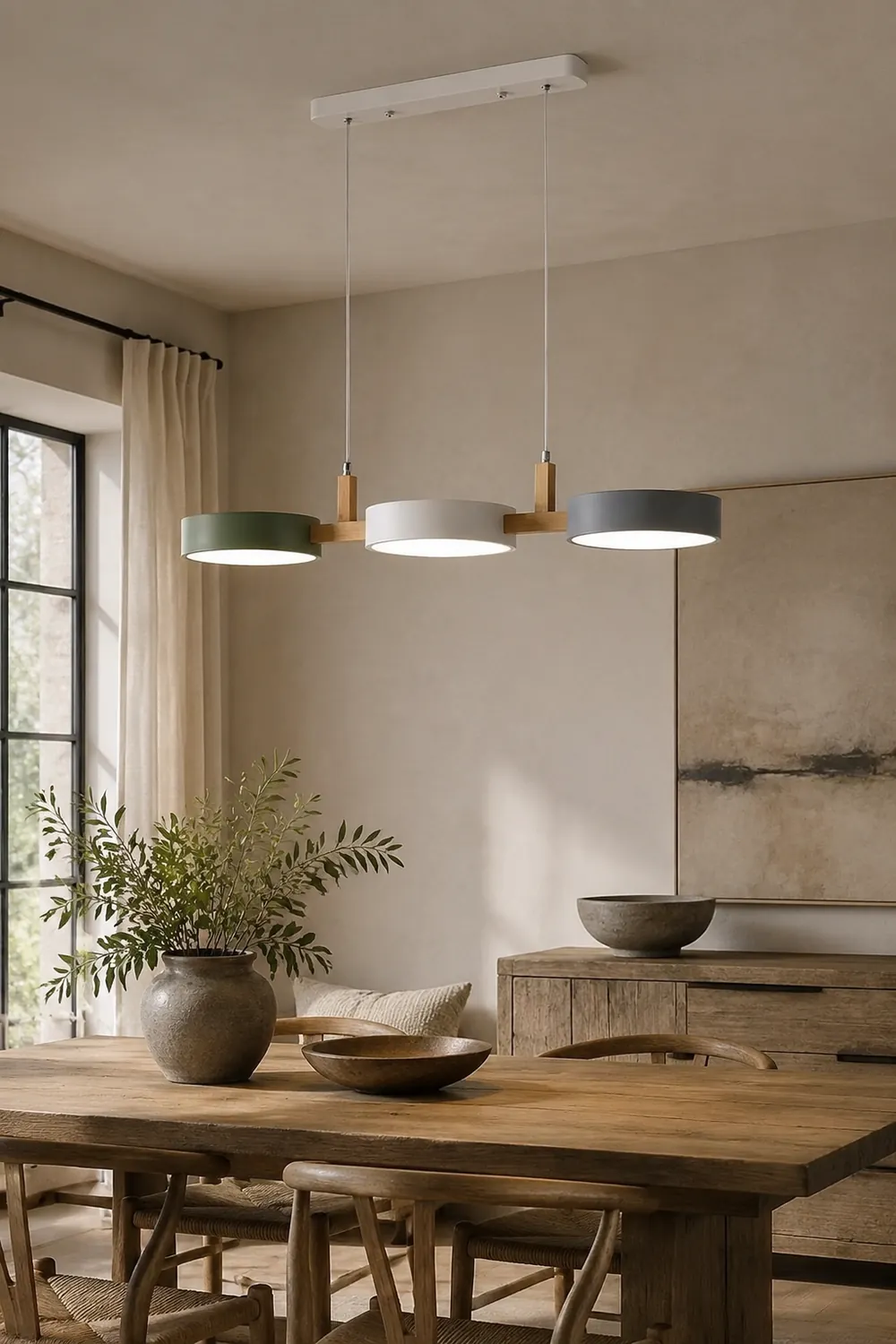 Modern Three Heads Creative Pendant Light - Lumpaz