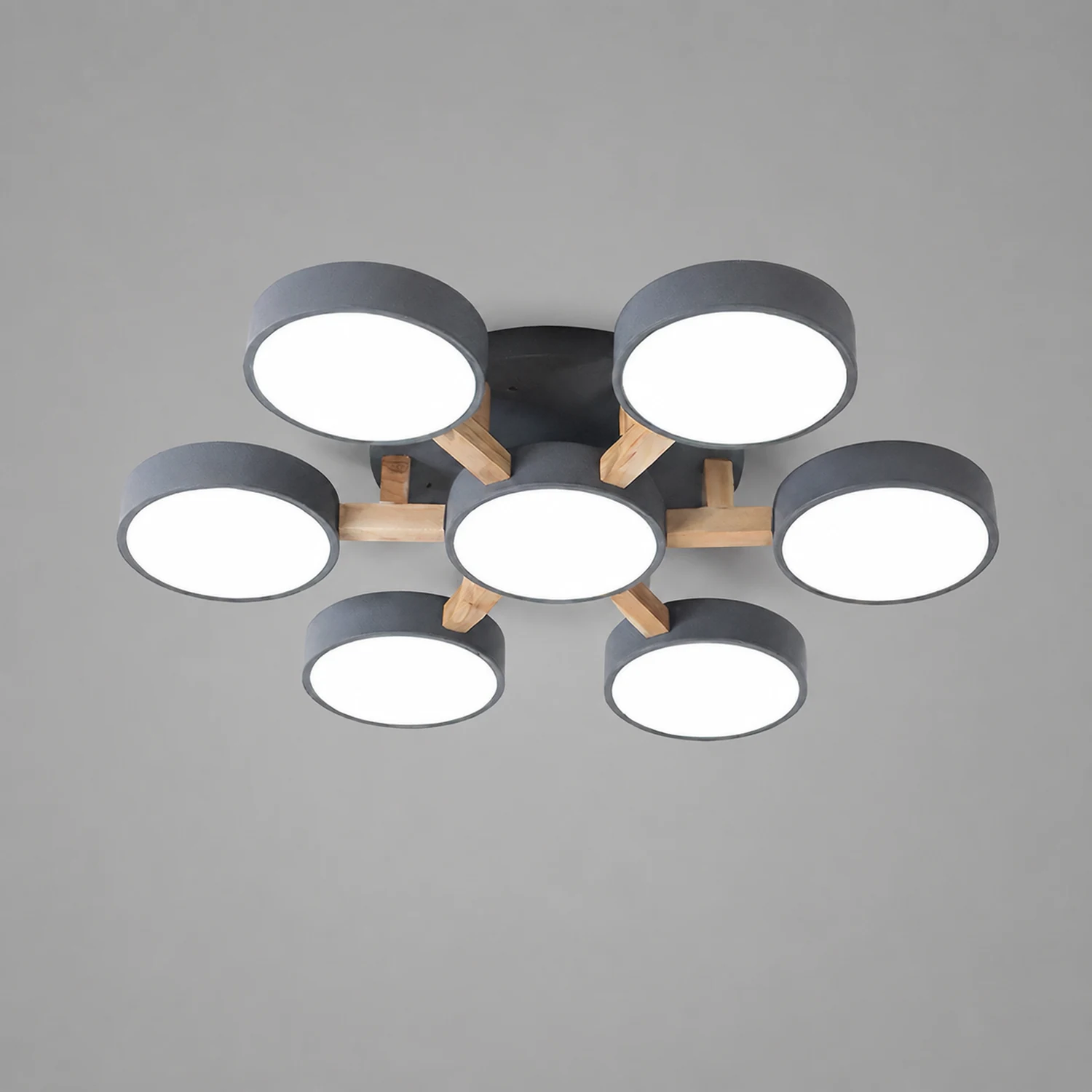 Contemporary Acrylic Multi-Heads Ceiling Light - Lumpaz