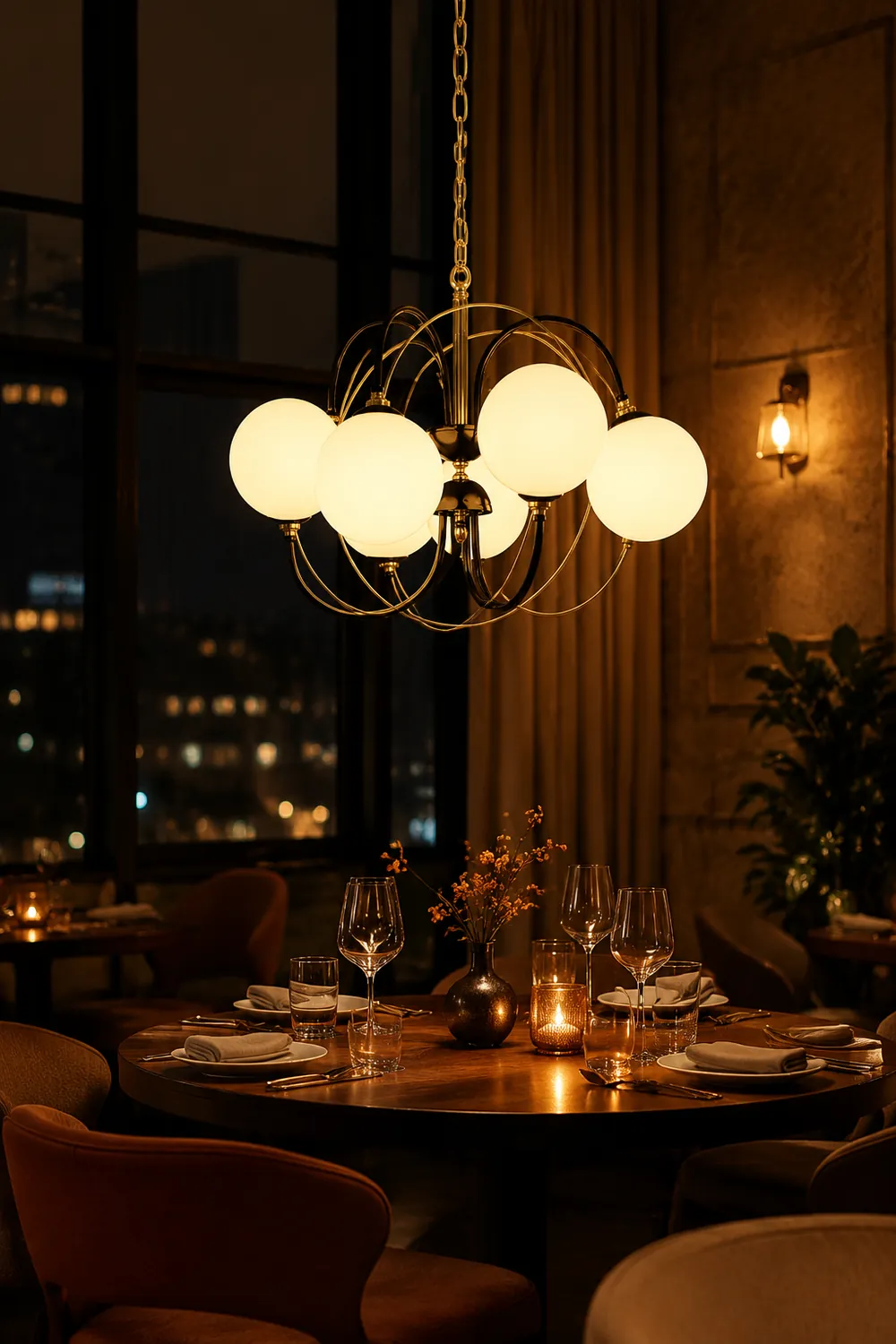 Atomic Orbit Chandelier - Lumpaz