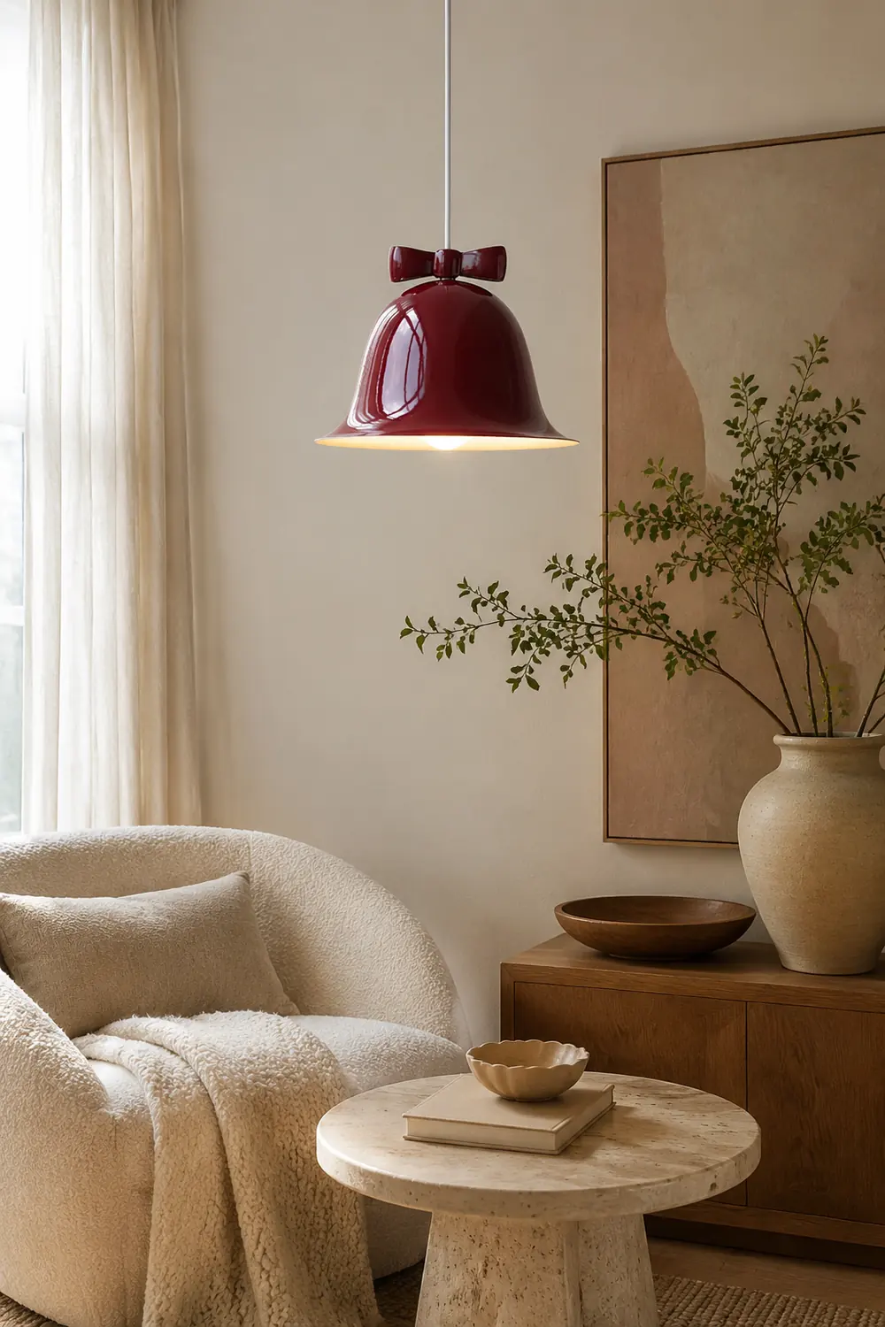 Bow Bell Pendant Lamp - Lumpaz