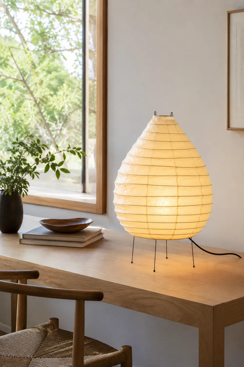 Washi Paper 22N Table Lamp - Lumpaz