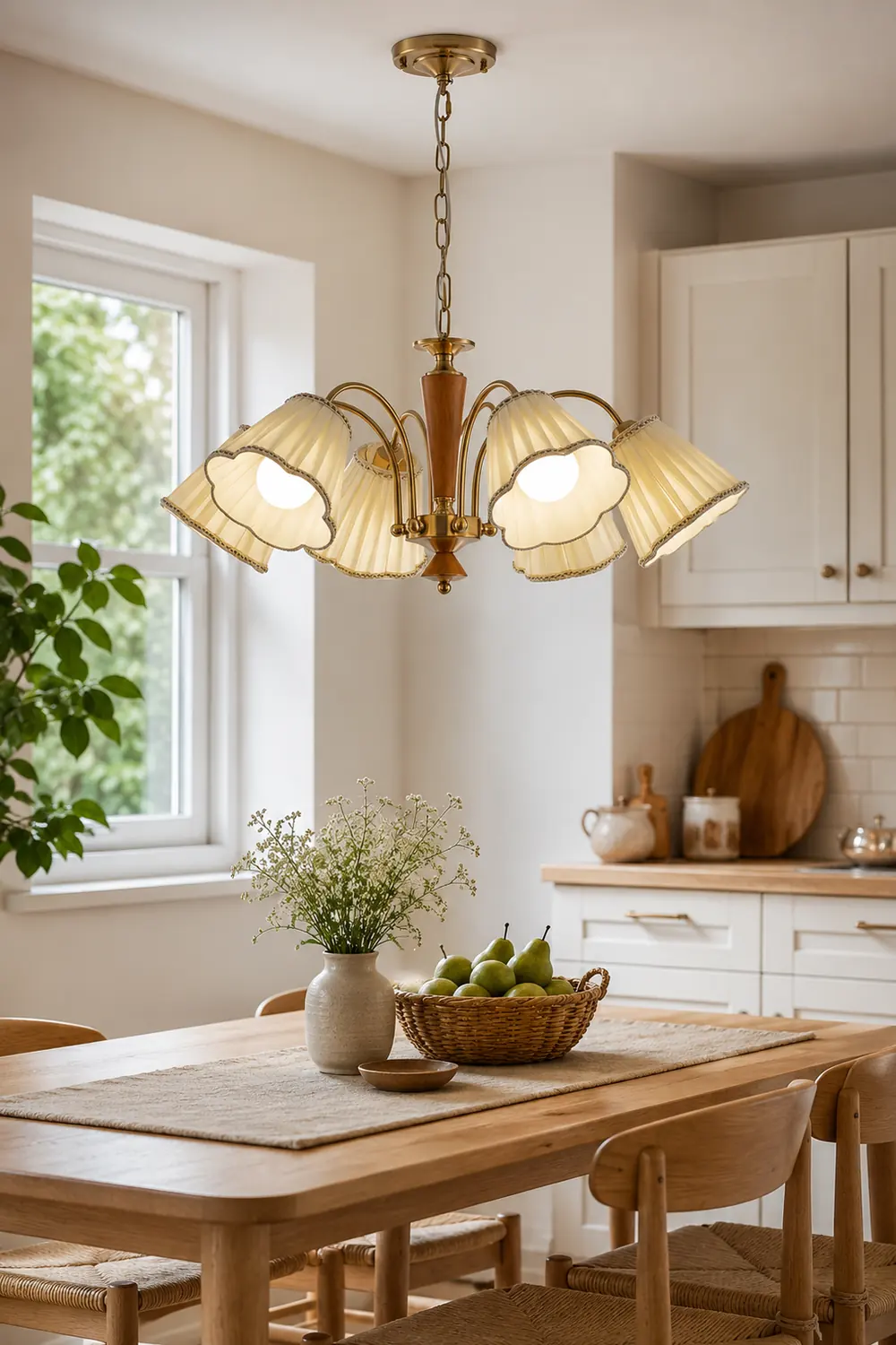 Florentine Fabric Chandelier - Lumpaz