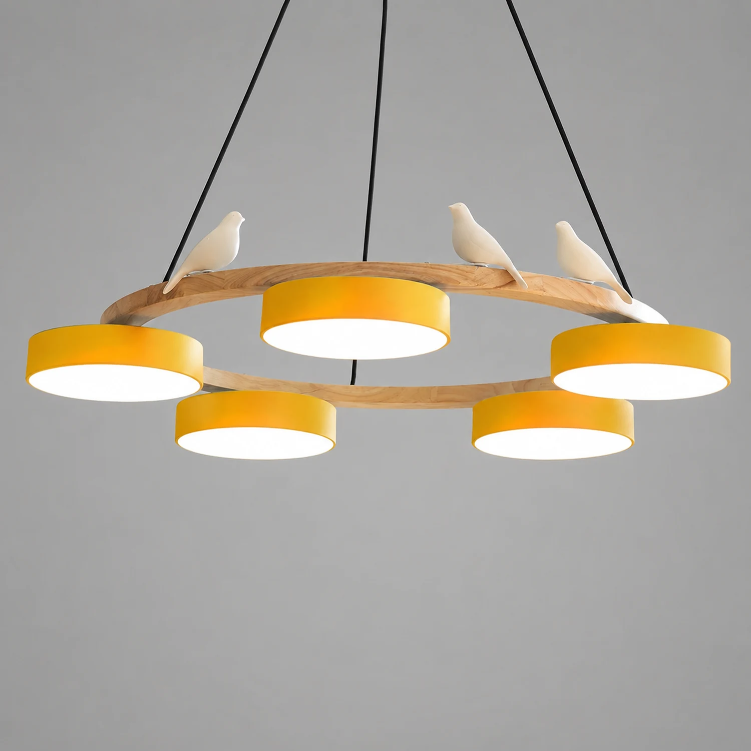 Sienna Bird Round Chandelier - Lumpaz
