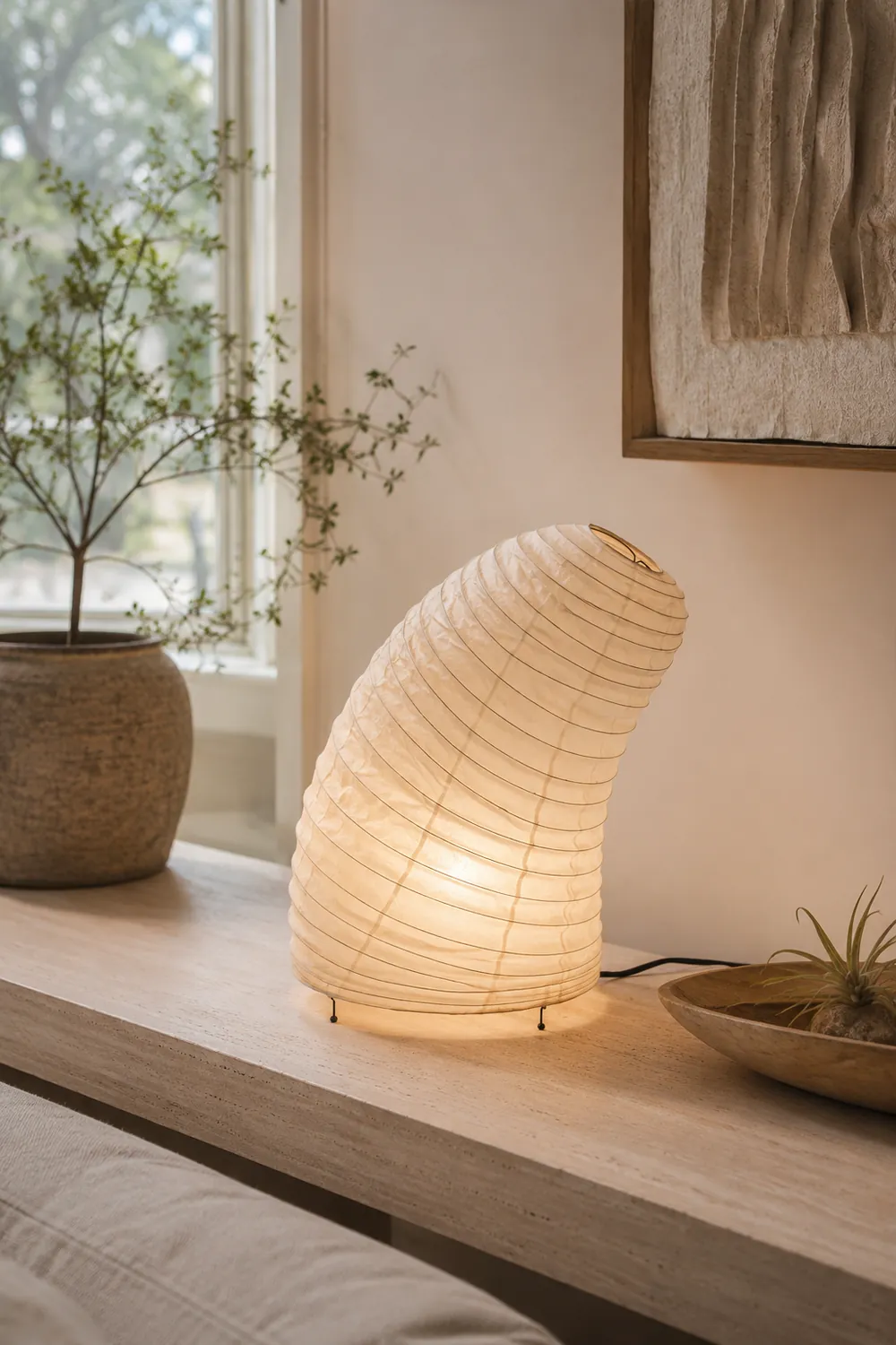 Washi Paper 13T Table Lamp - Lumpaz
