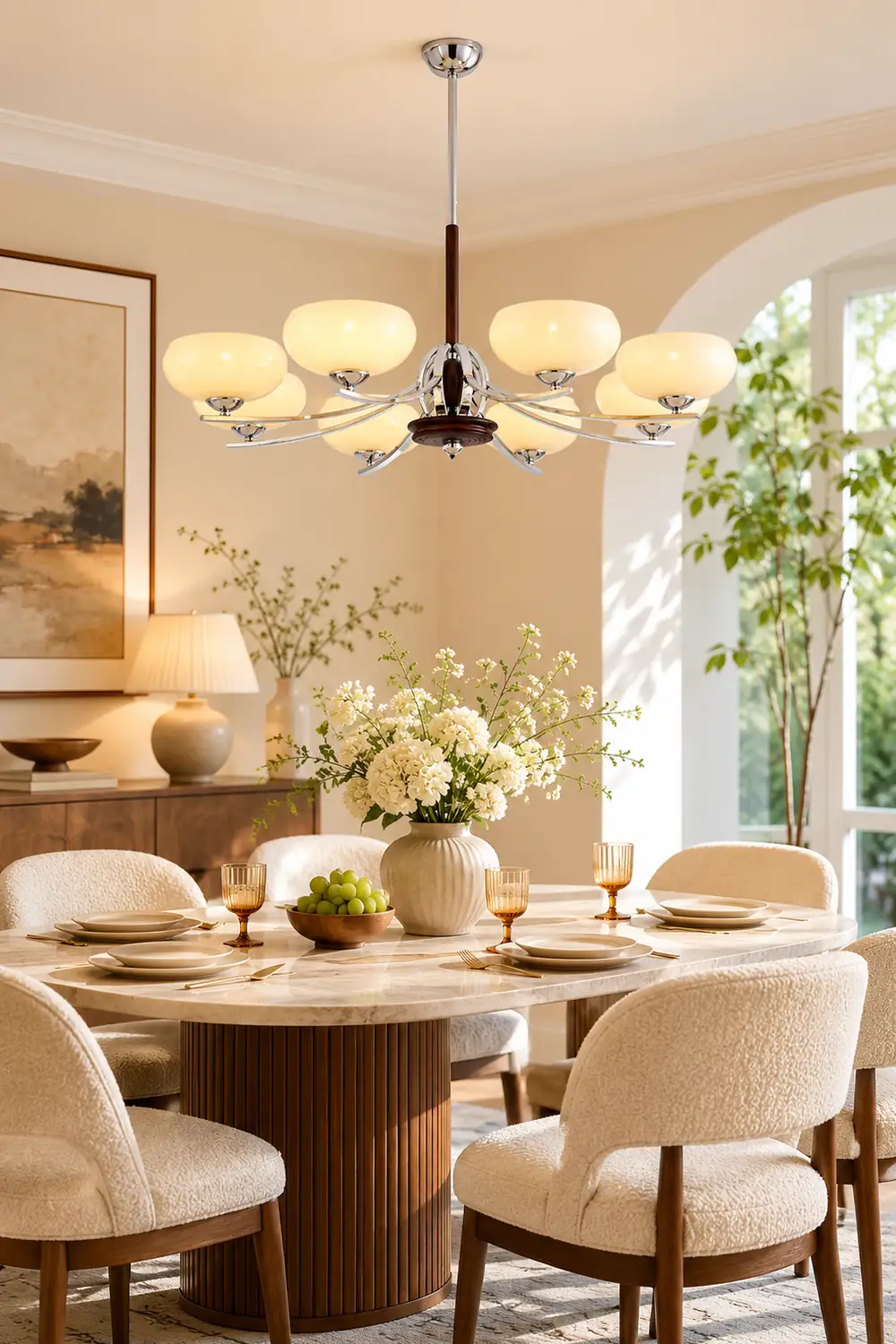 Ryttenberg Glass Chandelier - Lumpaz