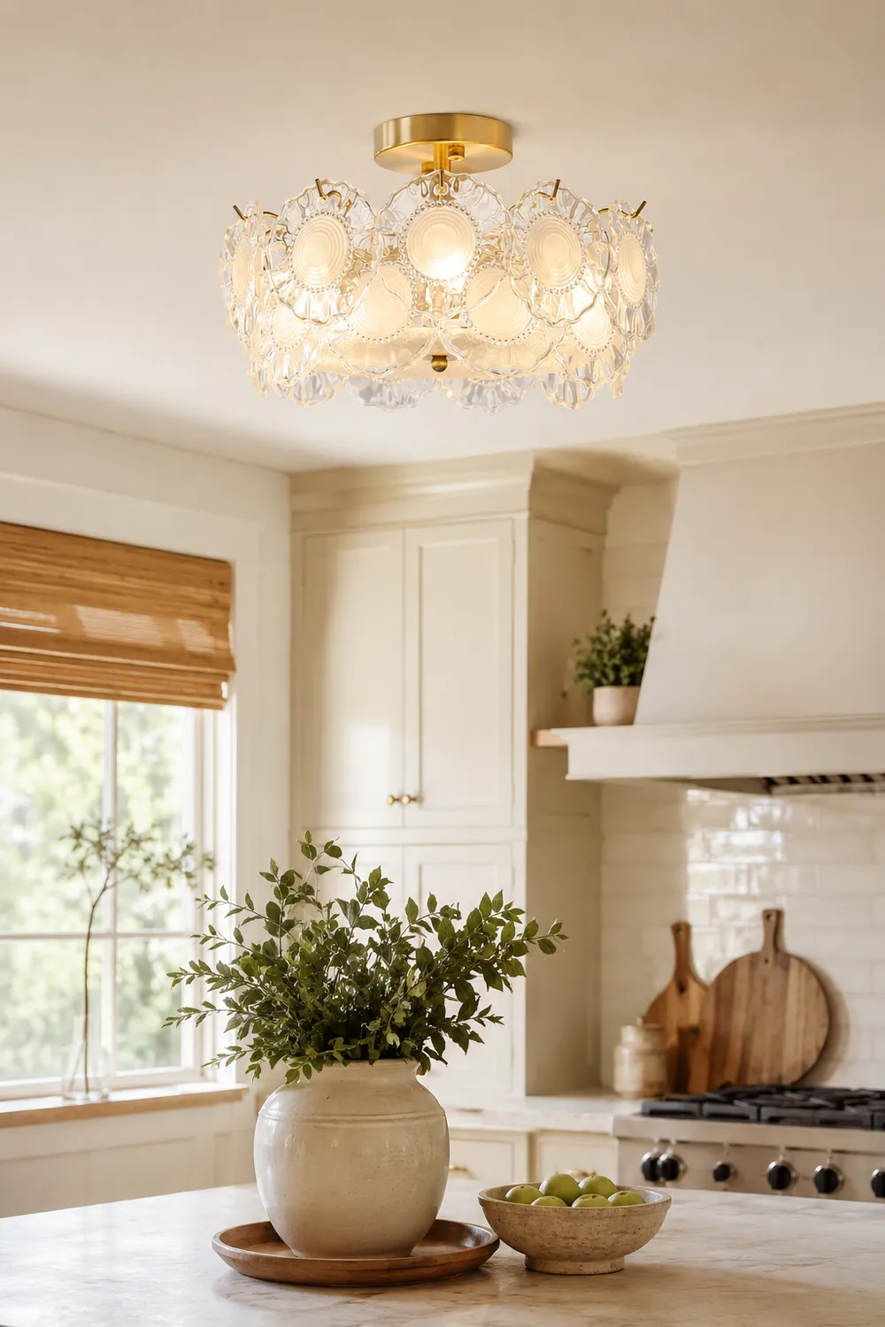 Pobllem Glass Ceiling Lamp - Lumpaz