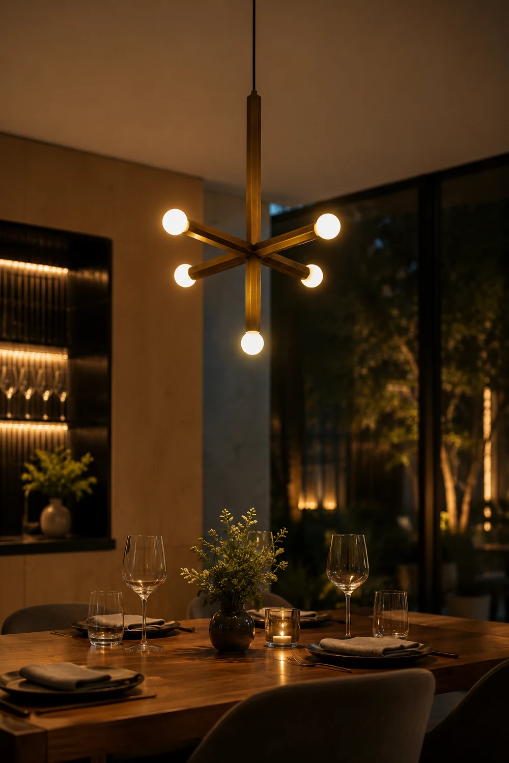 Brass Union Pendant Lamp - Lumpaz