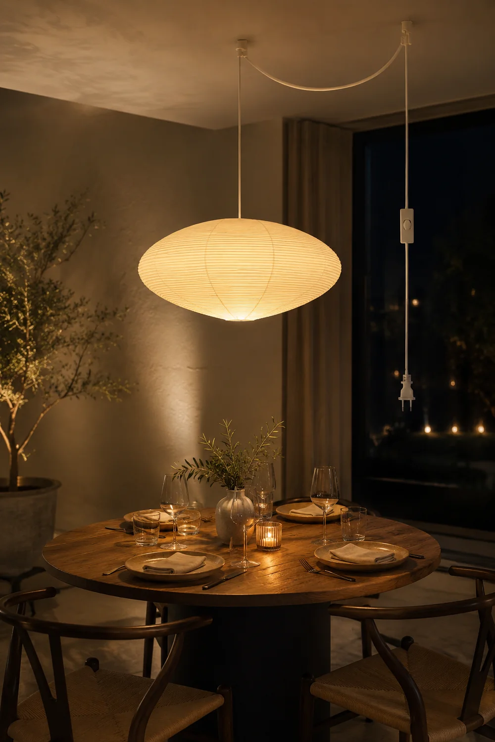 Rice Paper 15A Swag Lights - Lumpaz