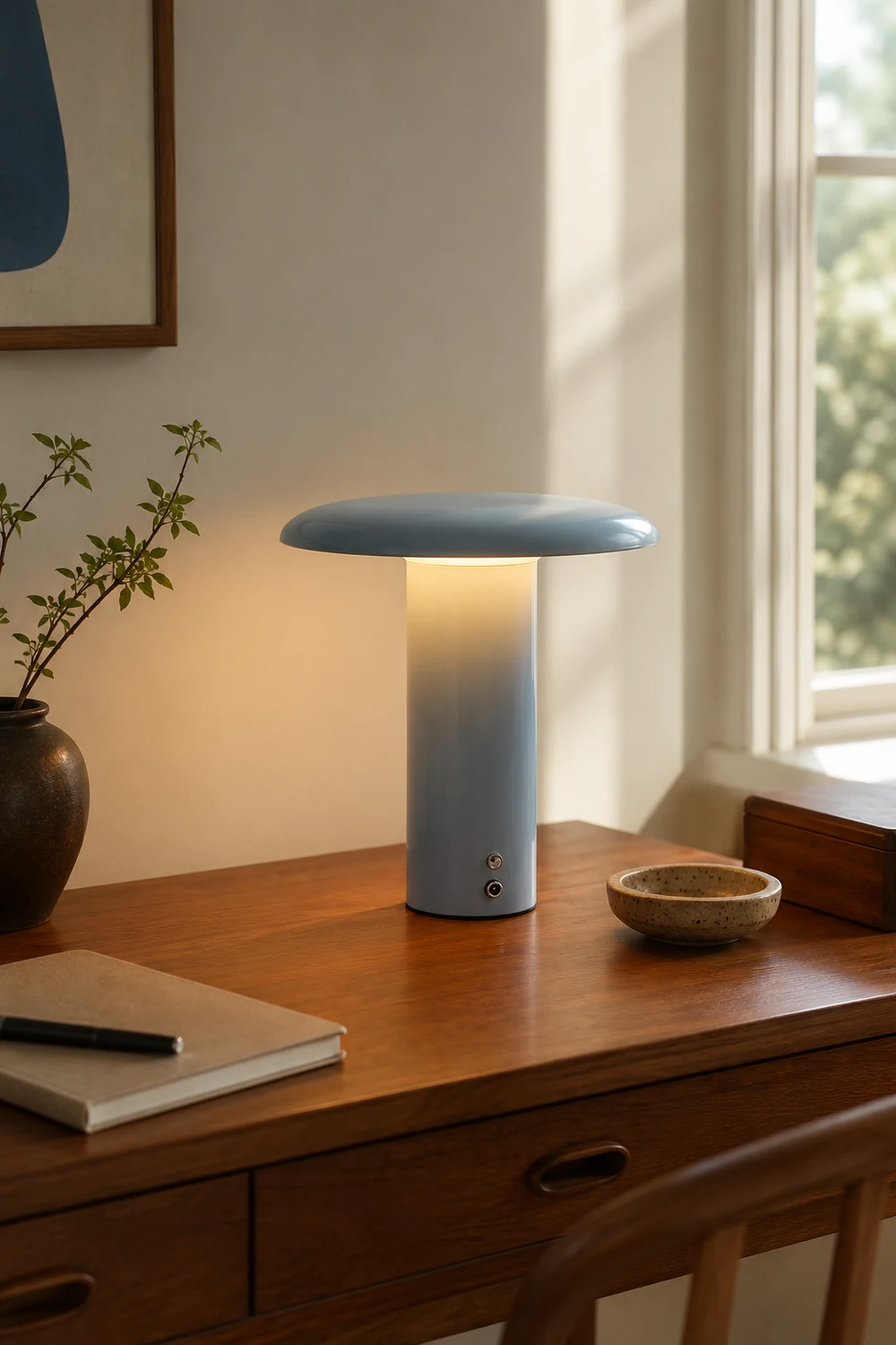 Takku Built-in Battery Table Lamp - Lumpaz