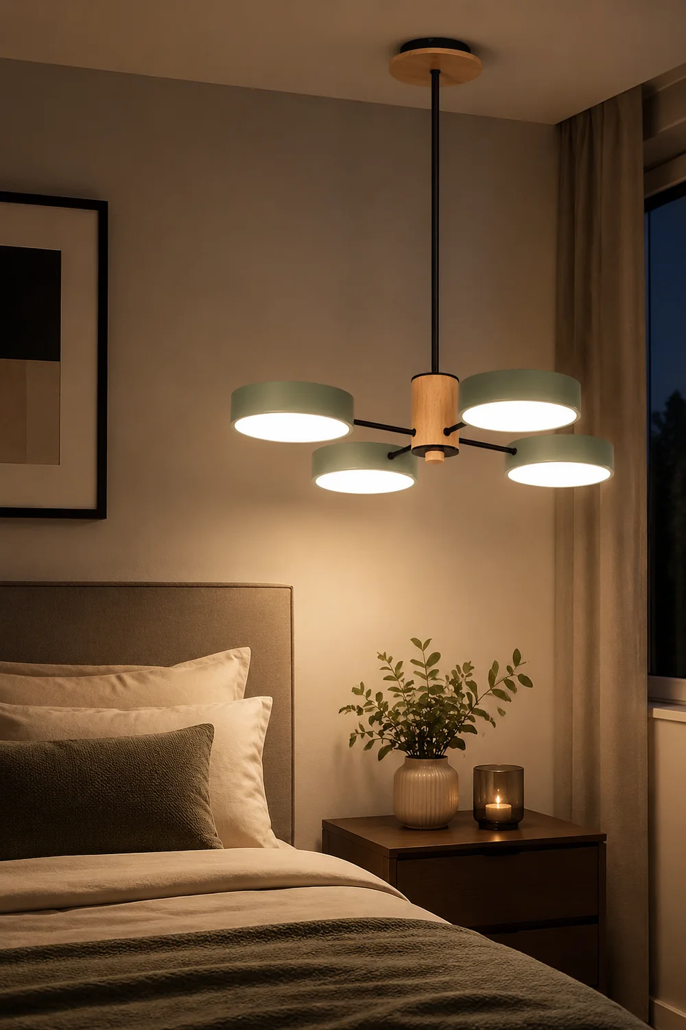 Modern Simple LED Branched Pendant Light - Lumpaz