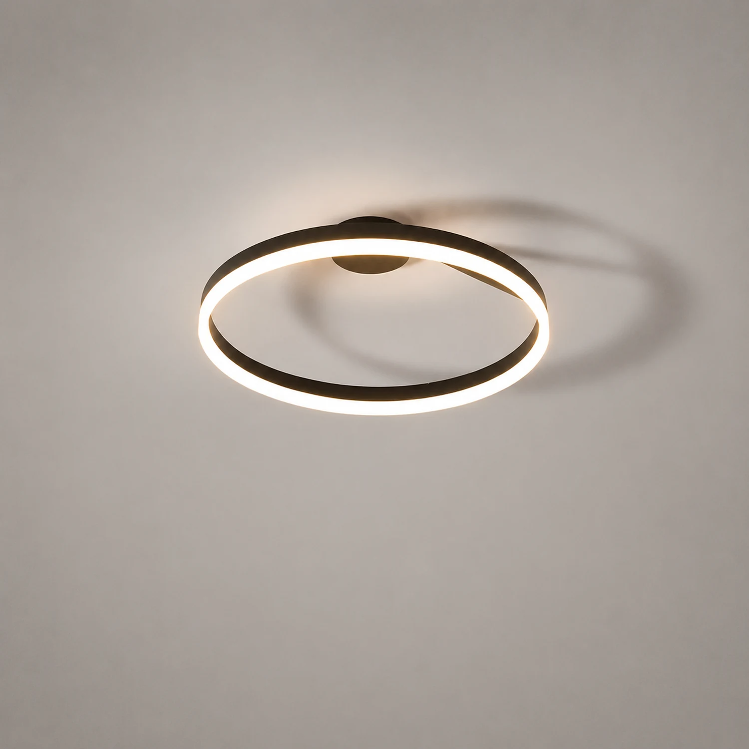 Nordic LED Geometry Circle Ceiling Light - Lumpaz