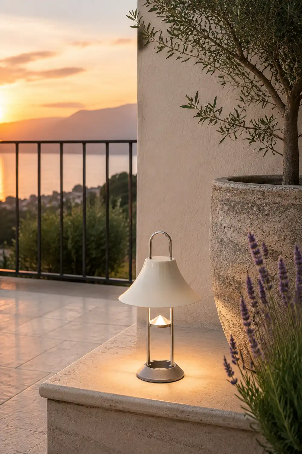 Mousqueton Outdoor Built-in Battery Table Lamp - Lumpaz