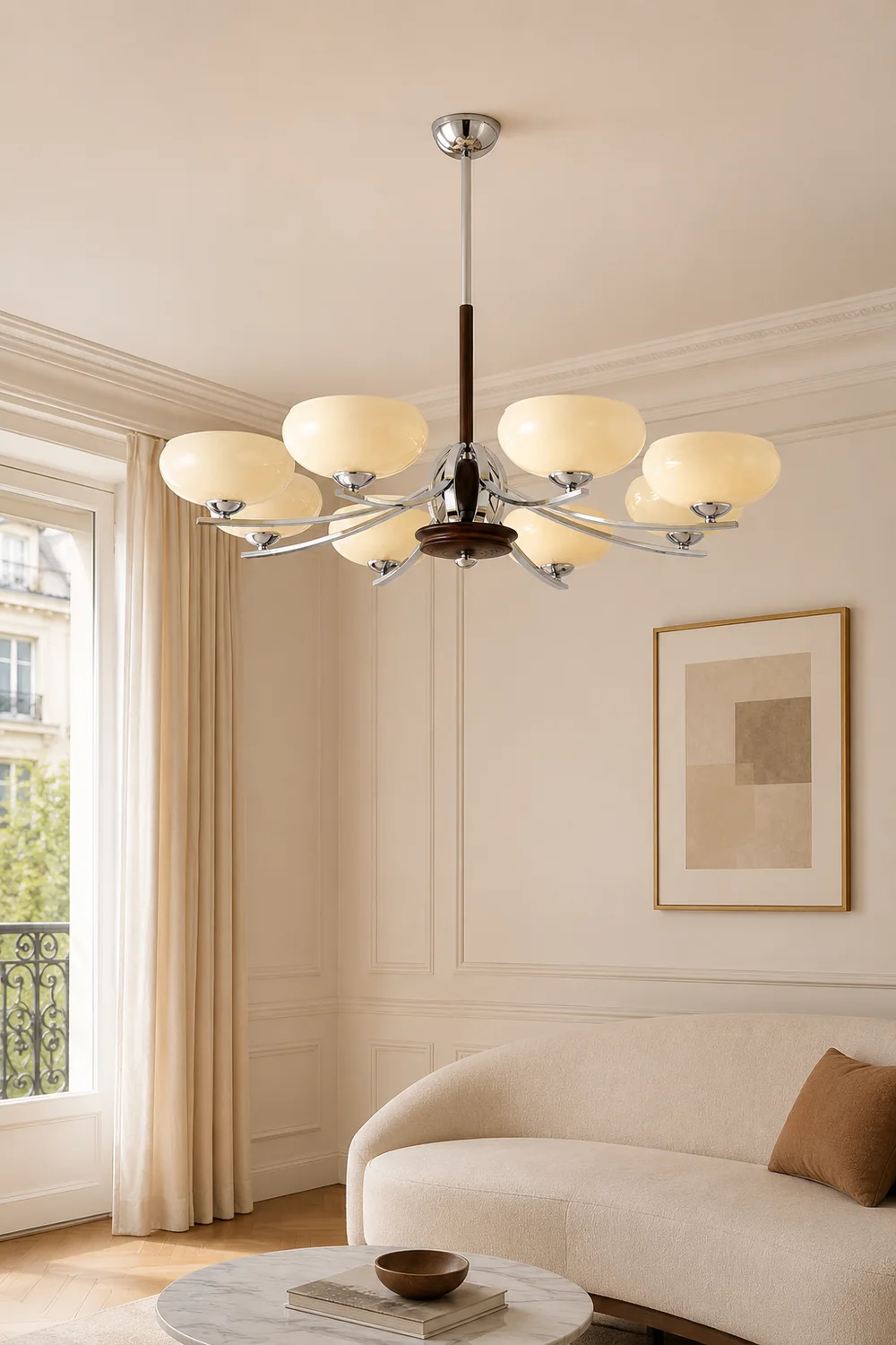 Ryttenberg Glass Chandelier - Lumpaz