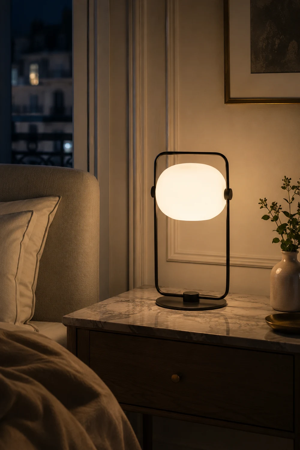 Black Galet Table Lamp - Lumpaz