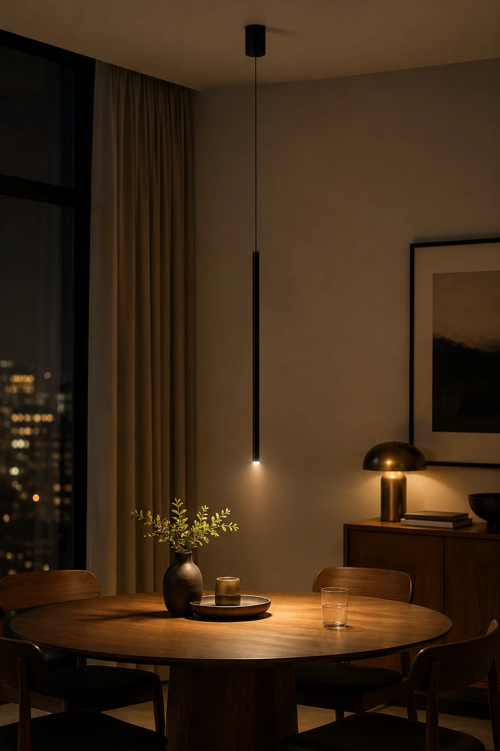 Long Linear Pendant Lamp - Lumpaz