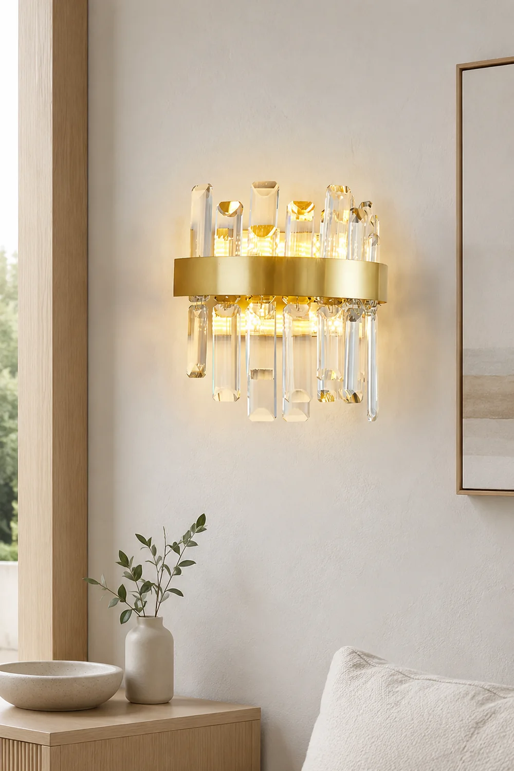 Crystal Statement Wall Lamp - Lumpaz