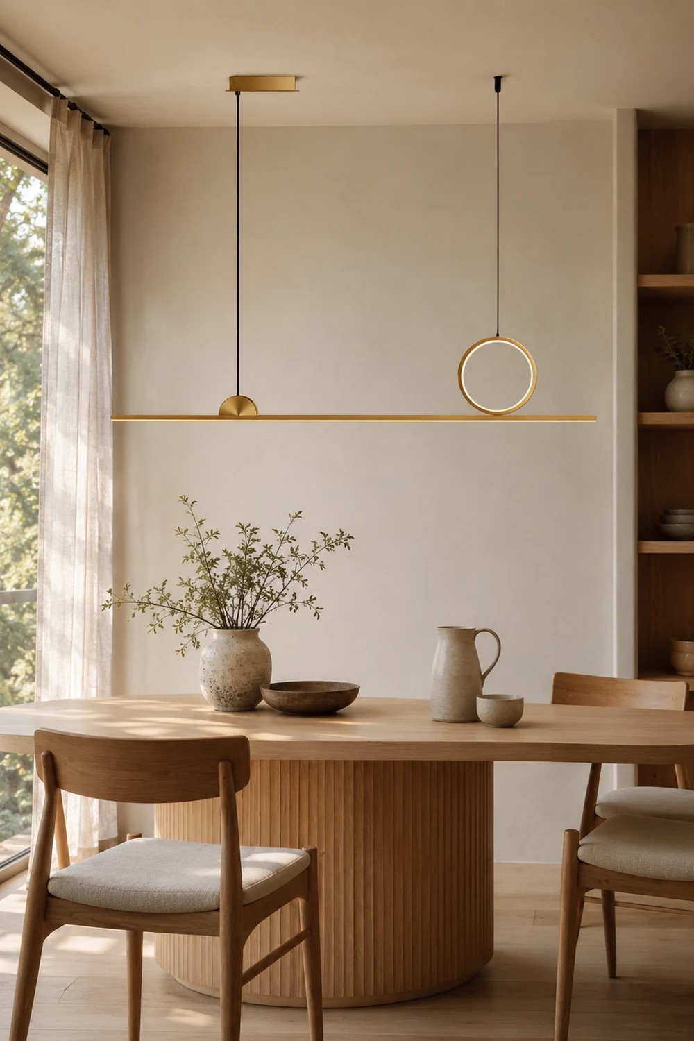 Circle Linear Pendant Lamp - Lumpaz