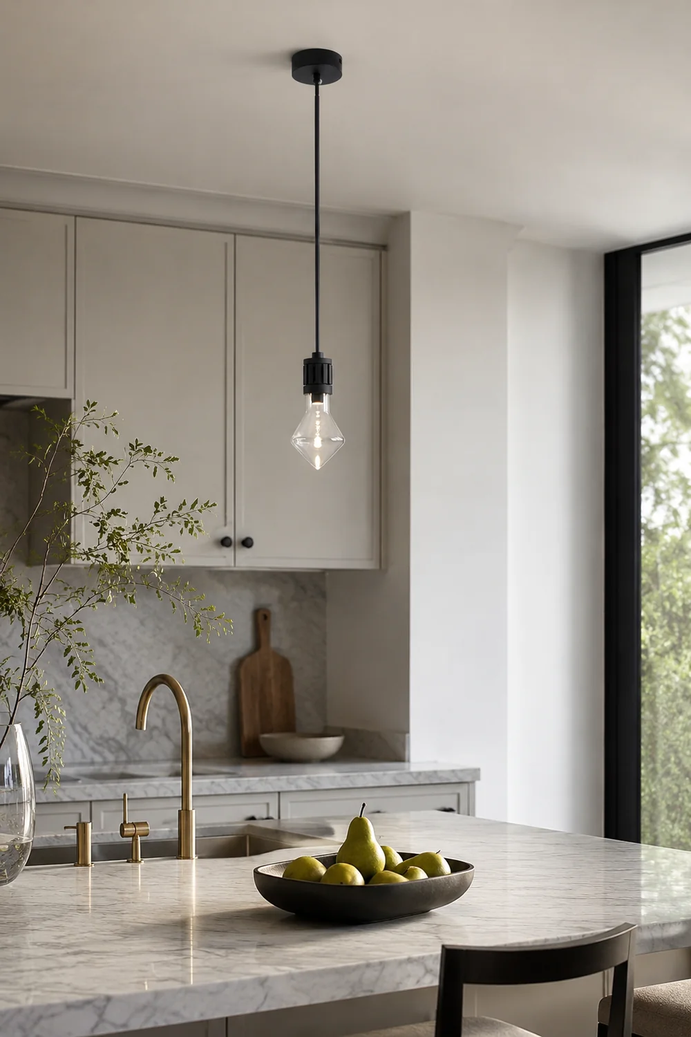Diamond Glass Pendant Lamp - Lumpaz