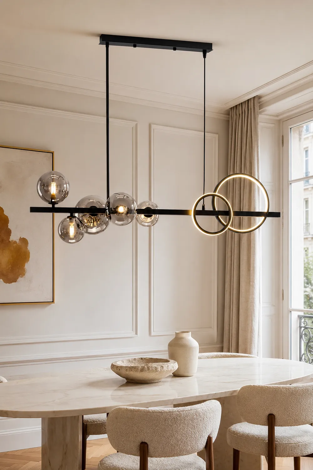 Bubi Glass Chandelier - Lumpaz