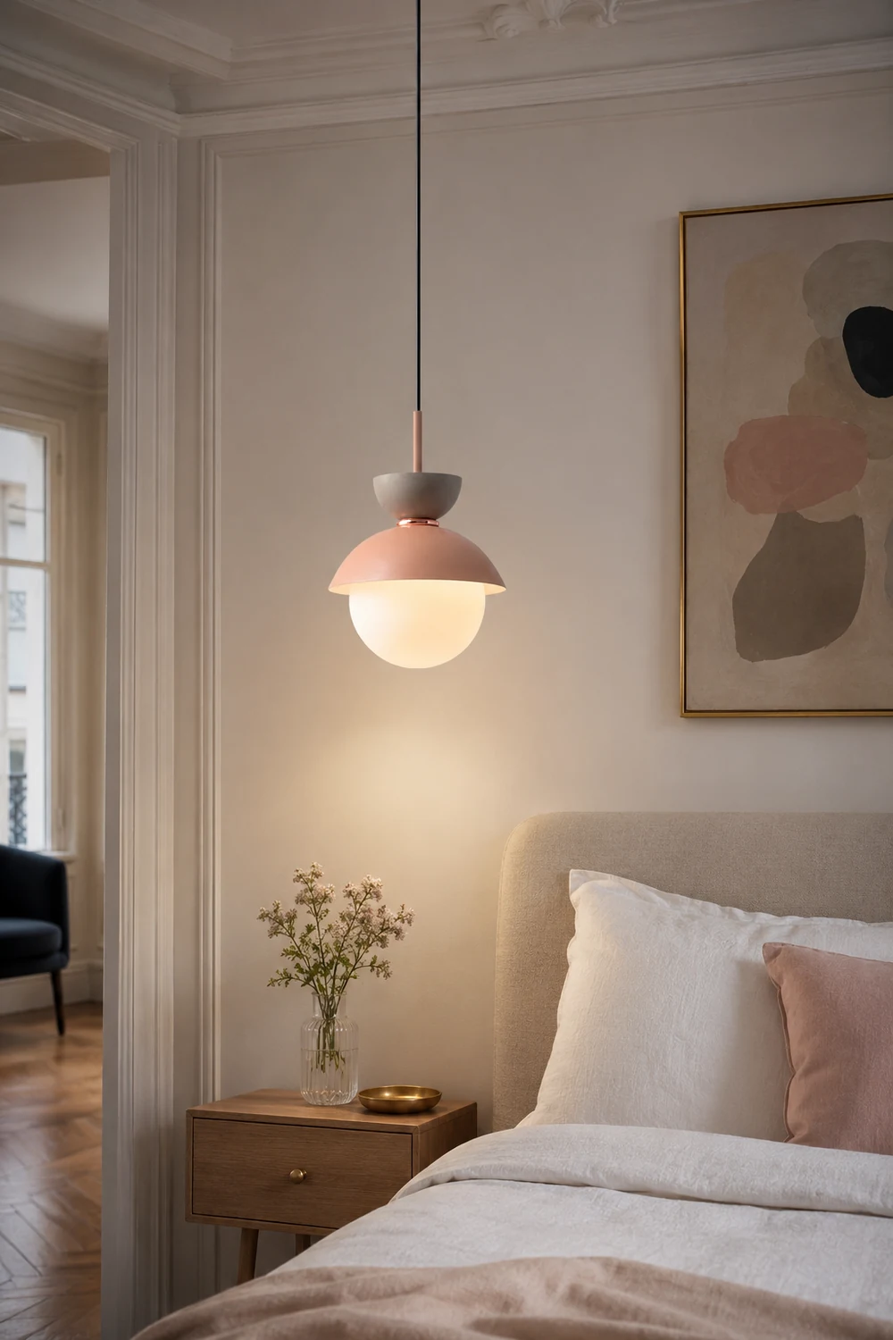 Macaroon Double Heads Metal Pendant Light - Lumpaz