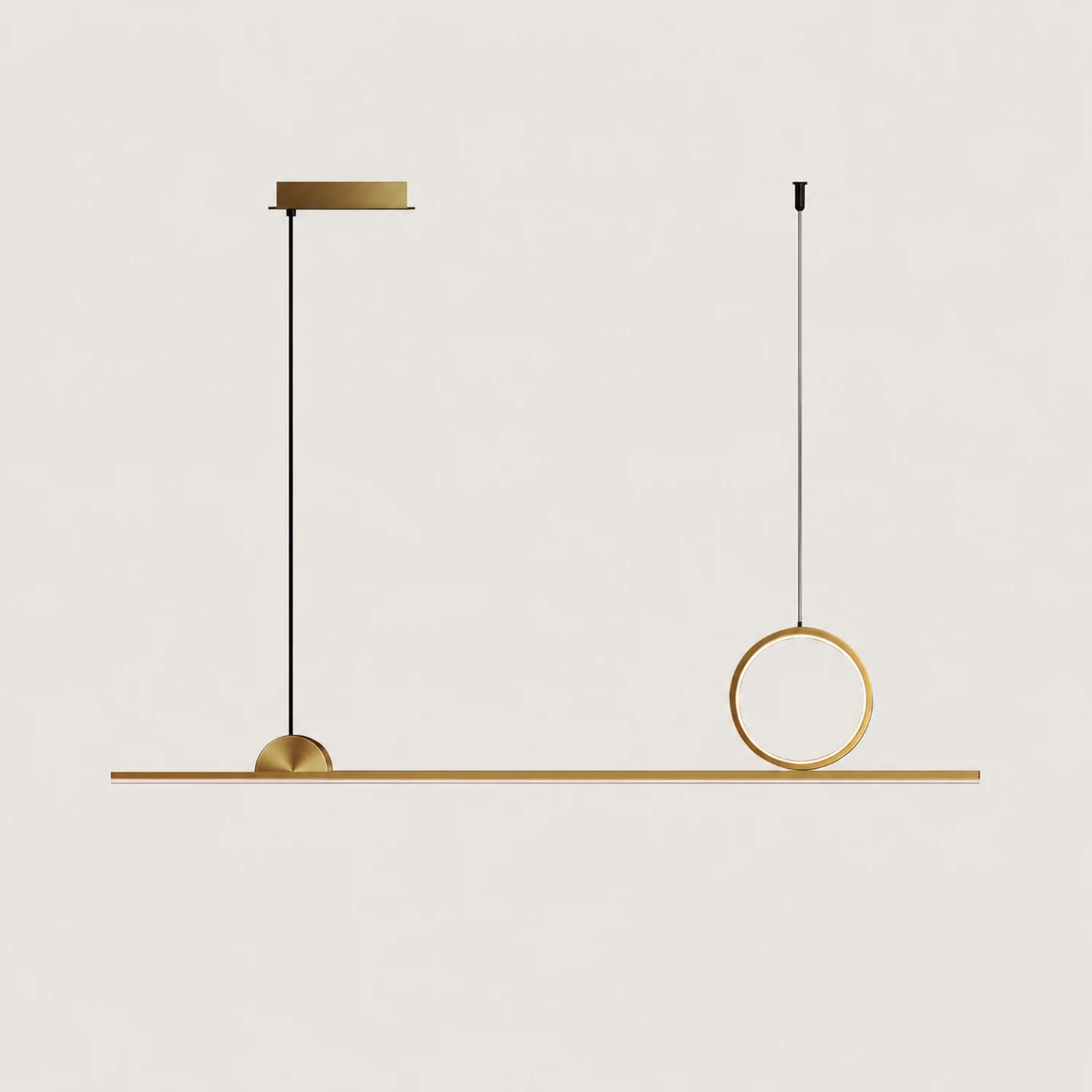 Circle Linear Pendant Lamp - Lumpaz