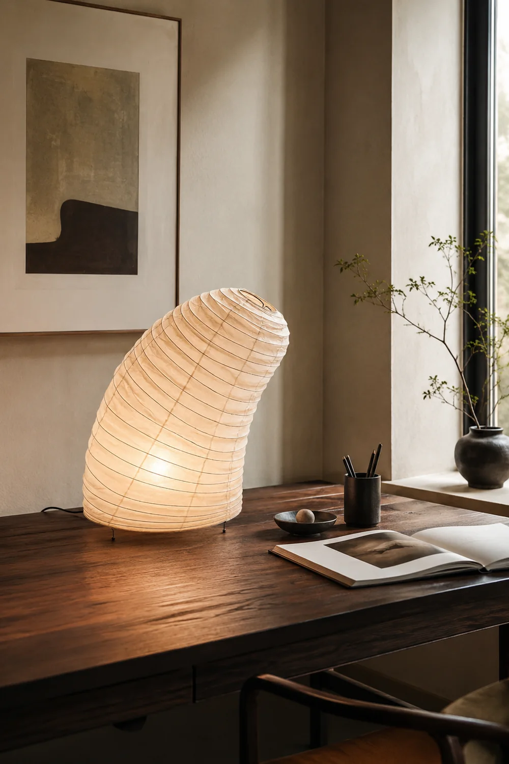 Washi Paper 13T Table Lamp - Lumpaz