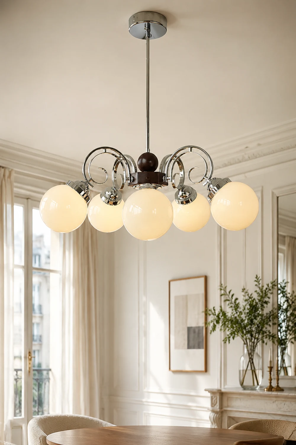 Kotter Cream Chandelier - Lumpaz