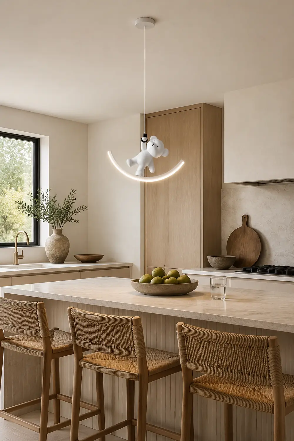 Bear Resin Pendant Lamp - Lumpaz