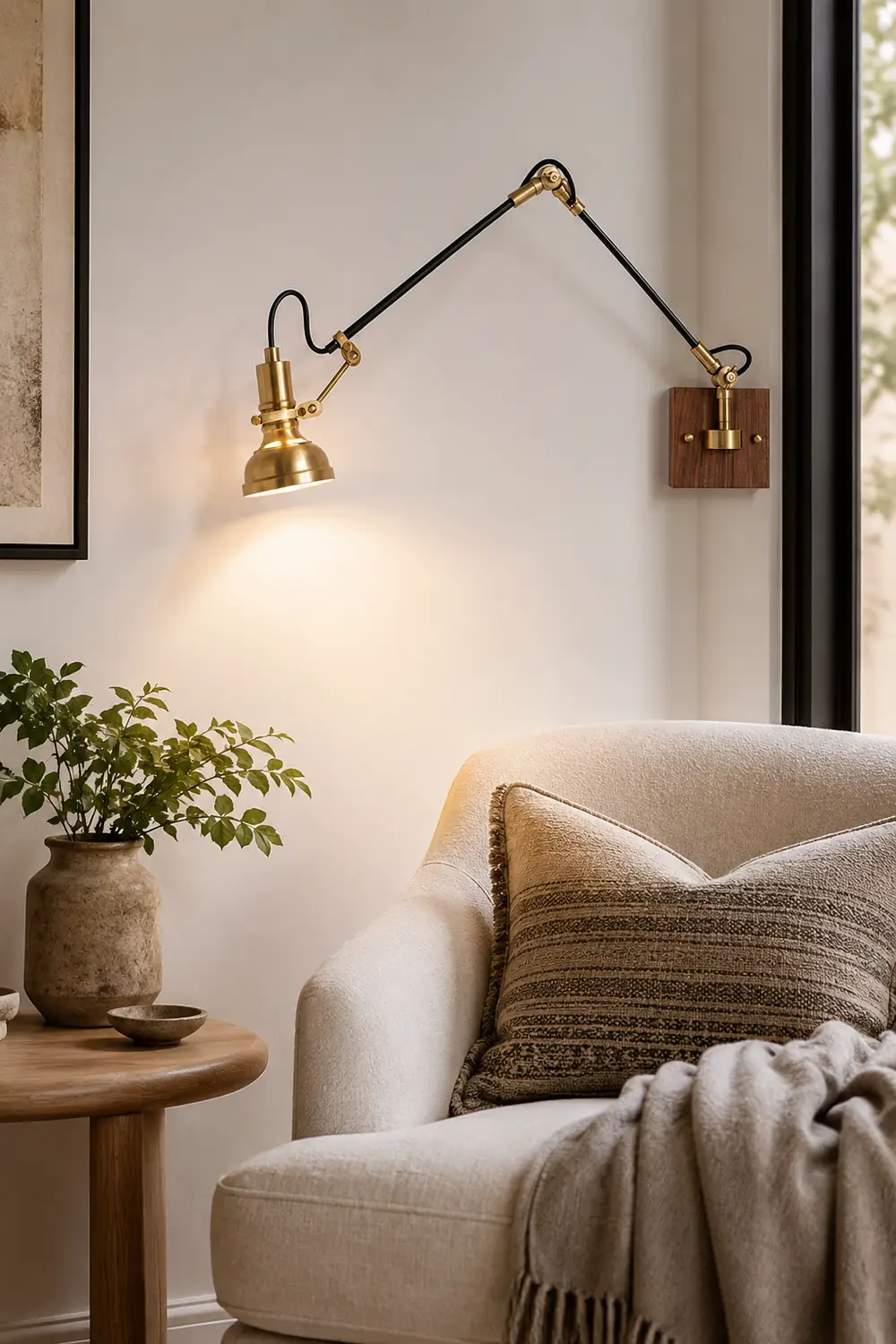 Kane Swing Arm Wall Lamp - Lumpaz