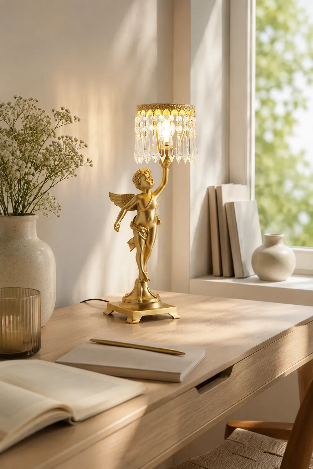 Angel Crystal Table Lamp - Lumpaz