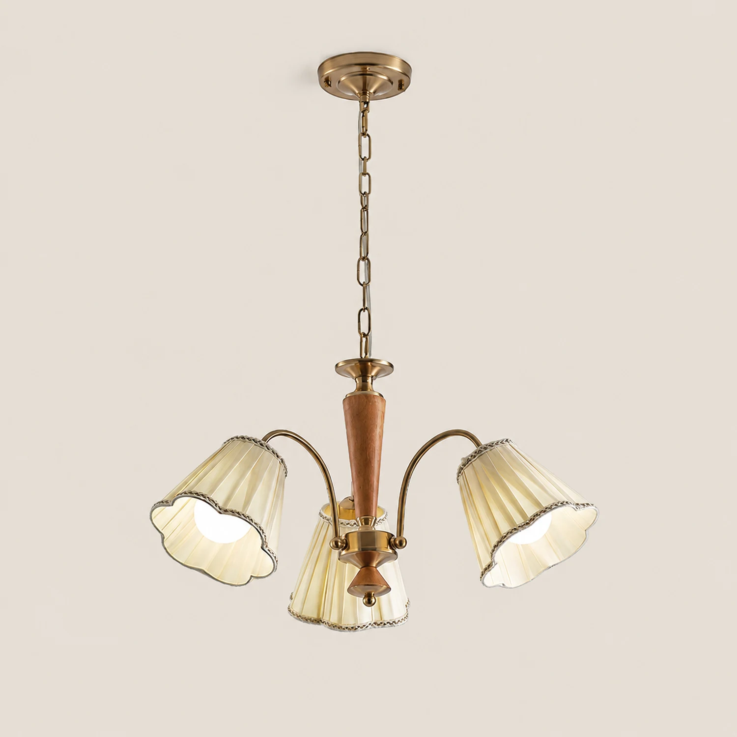 Florentine Fabric Chandelier - Lumpaz