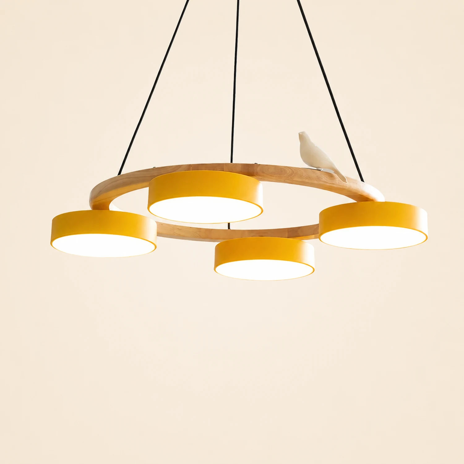 Sienna Bird Round Chandelier - Lumpaz