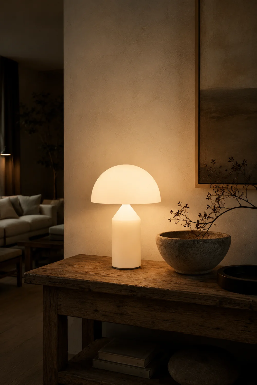 Atollo Glass Table Lamp - Lumpaz