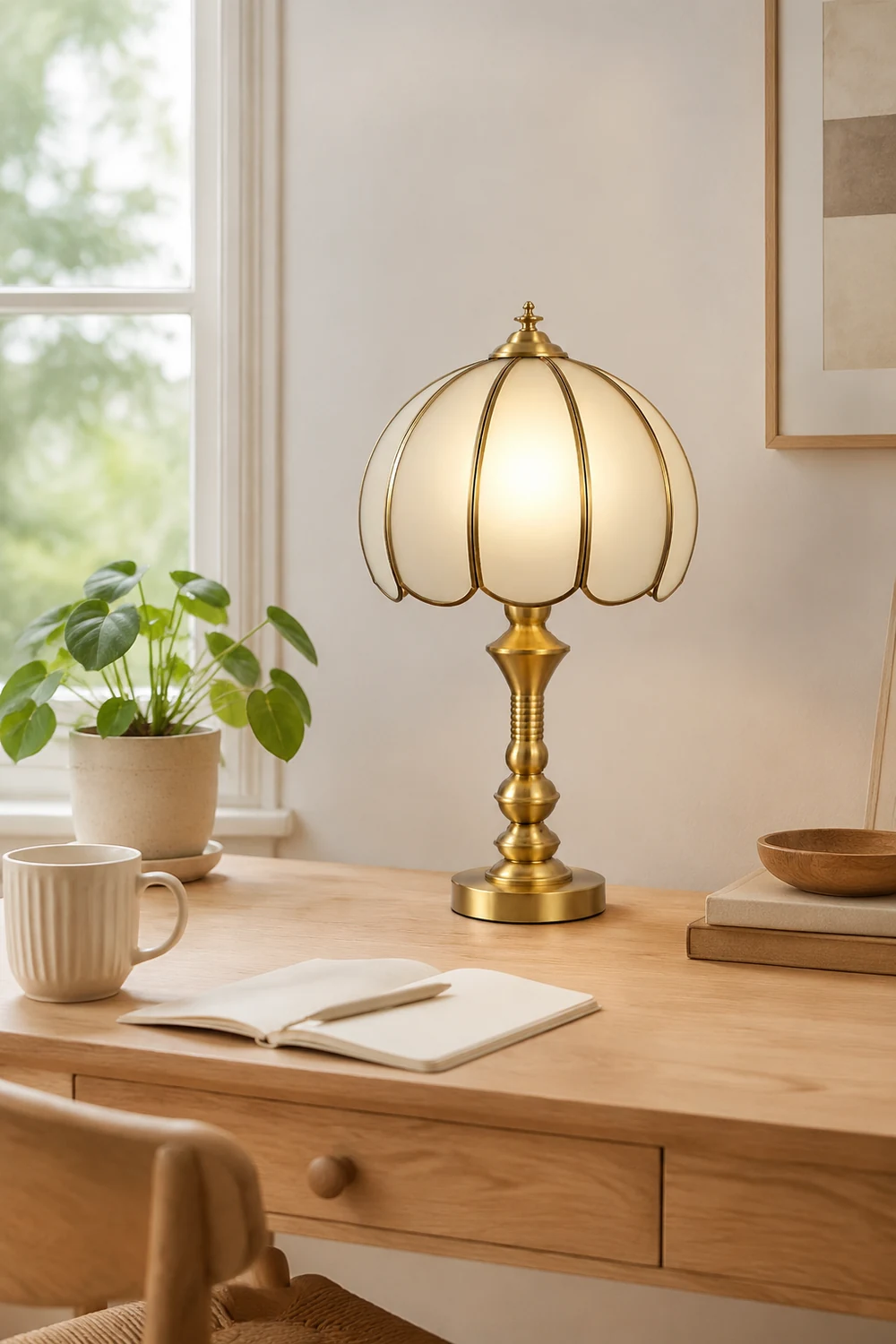 Tomyeus Brass Table Lamp - Lumpaz