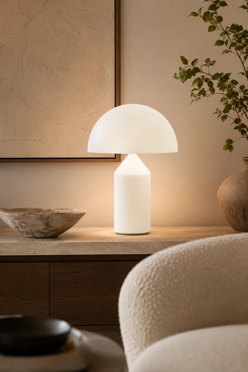 Atollo Glass Table Lamp - Lumpaz