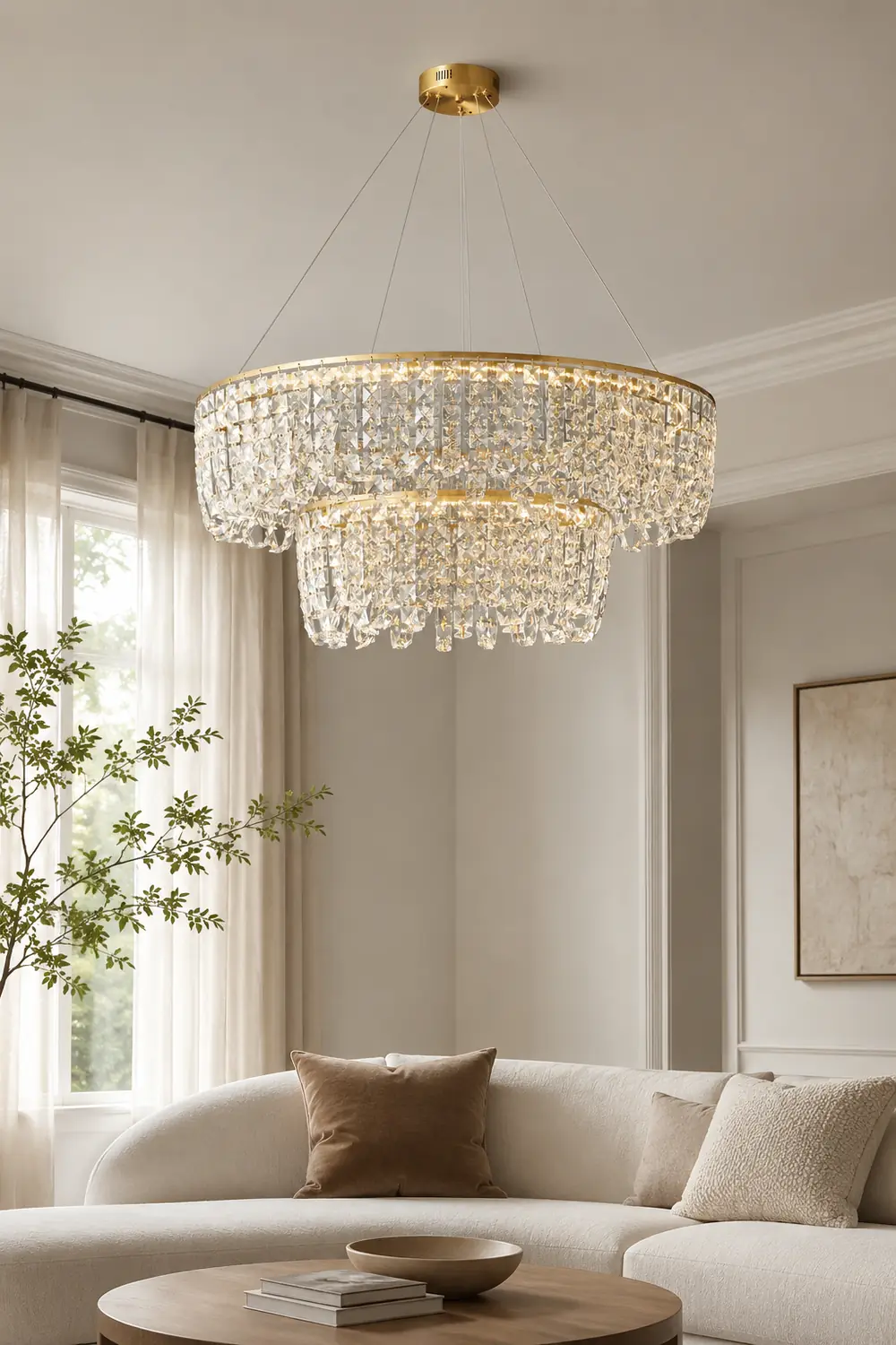 Emory Brass Chandelier - Lumpaz