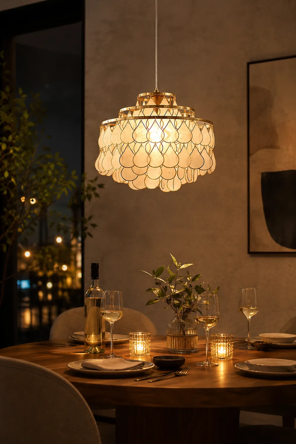 Vivant Shell Pendant Lamp - Lumpaz