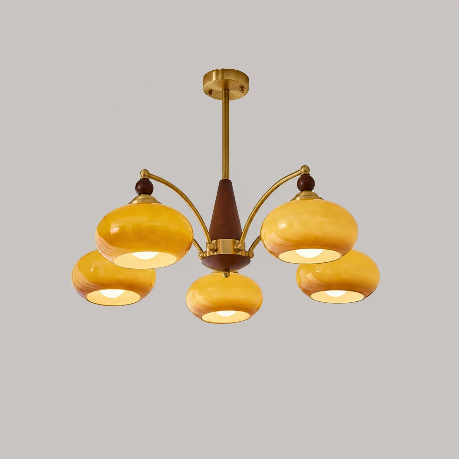Tillary Wood Chandelier - Lumpaz
