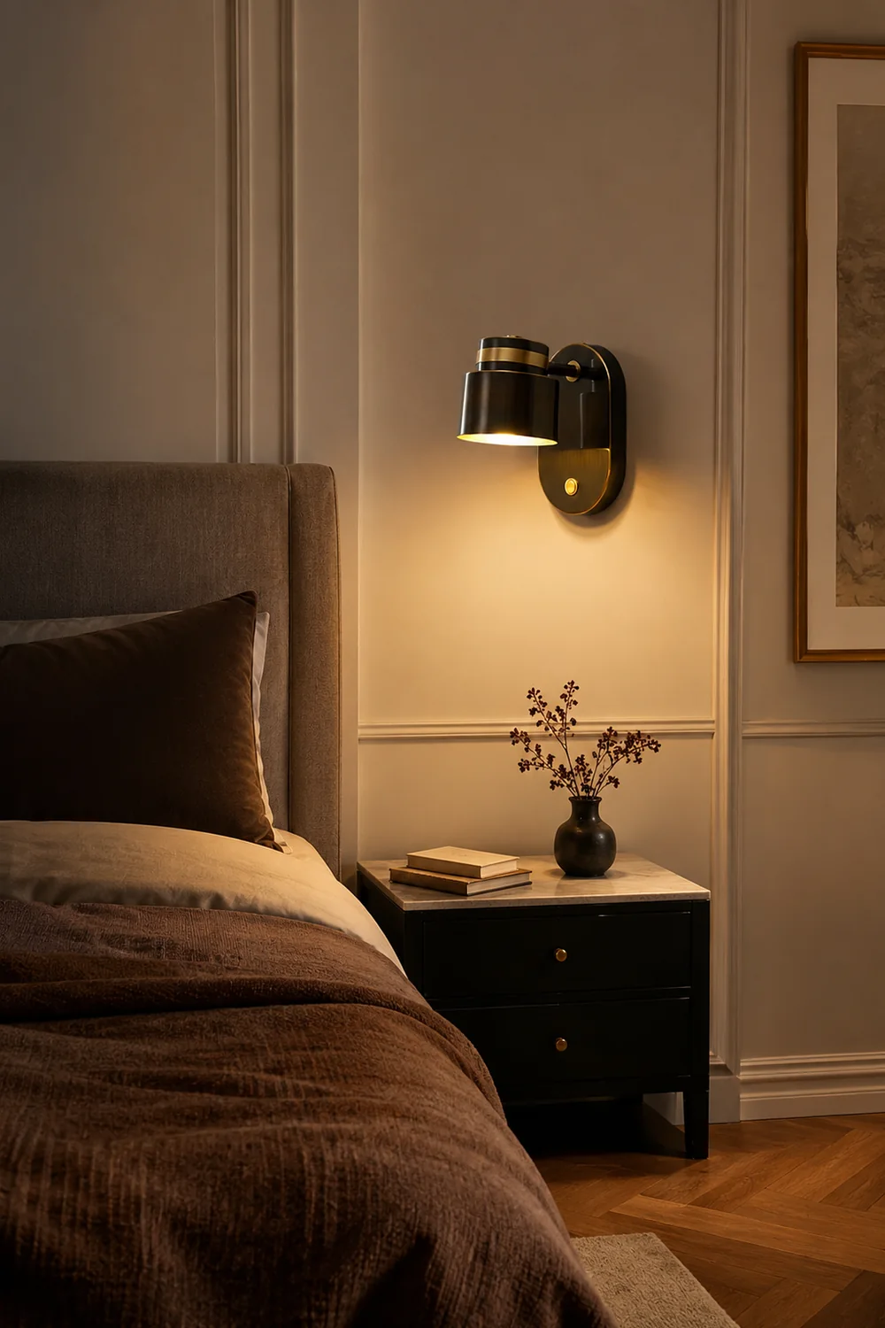 Brass Cylinder Wall Lamp - Lumpaz
