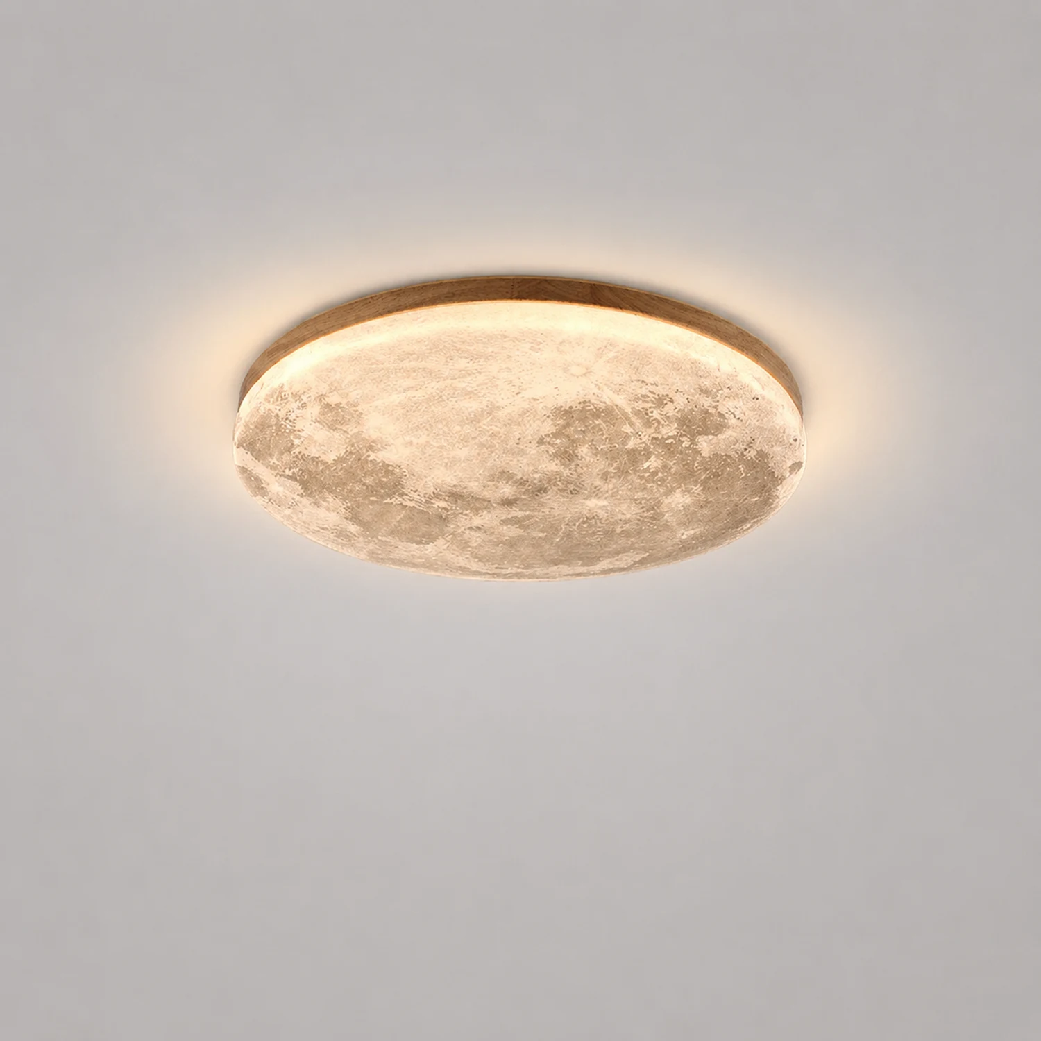 Creative Round Moon LED Ceiling Light - Lumpaz