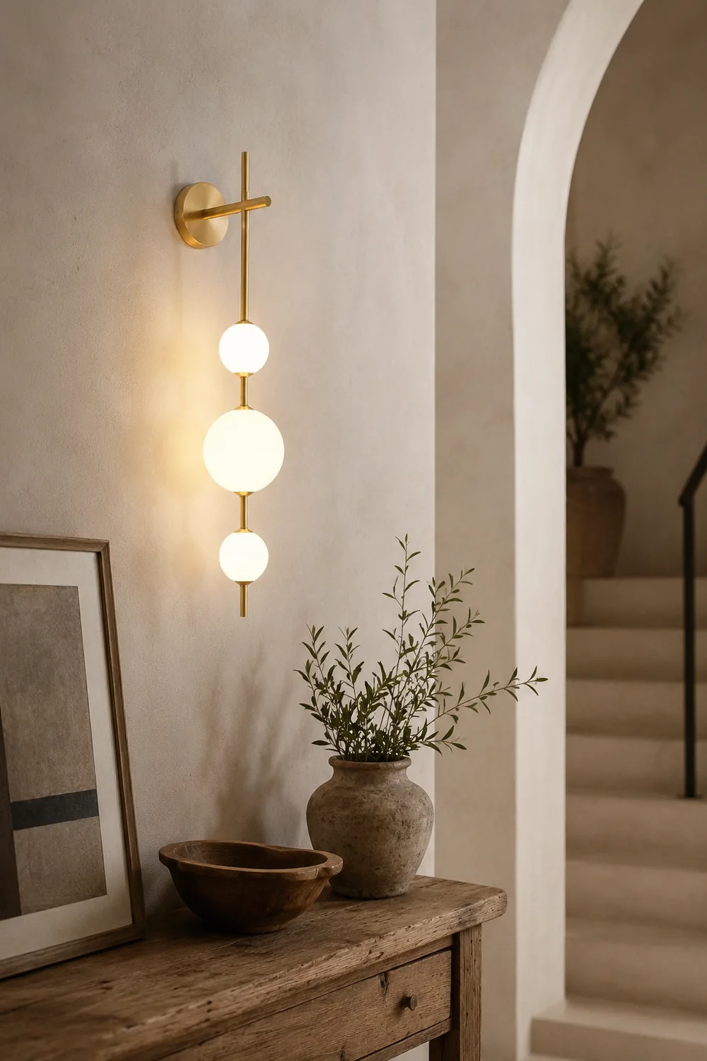 Vertical Globe Wall Lamp - Lumpaz