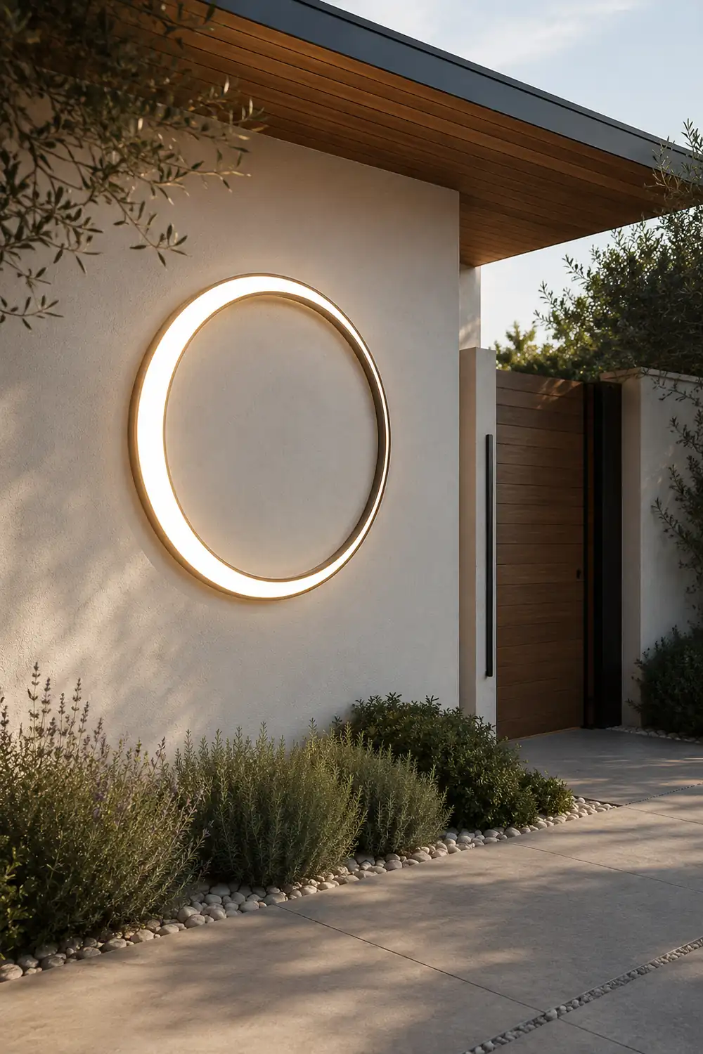 Moon Solar Outdoor Wall Lamp - Lumpaz