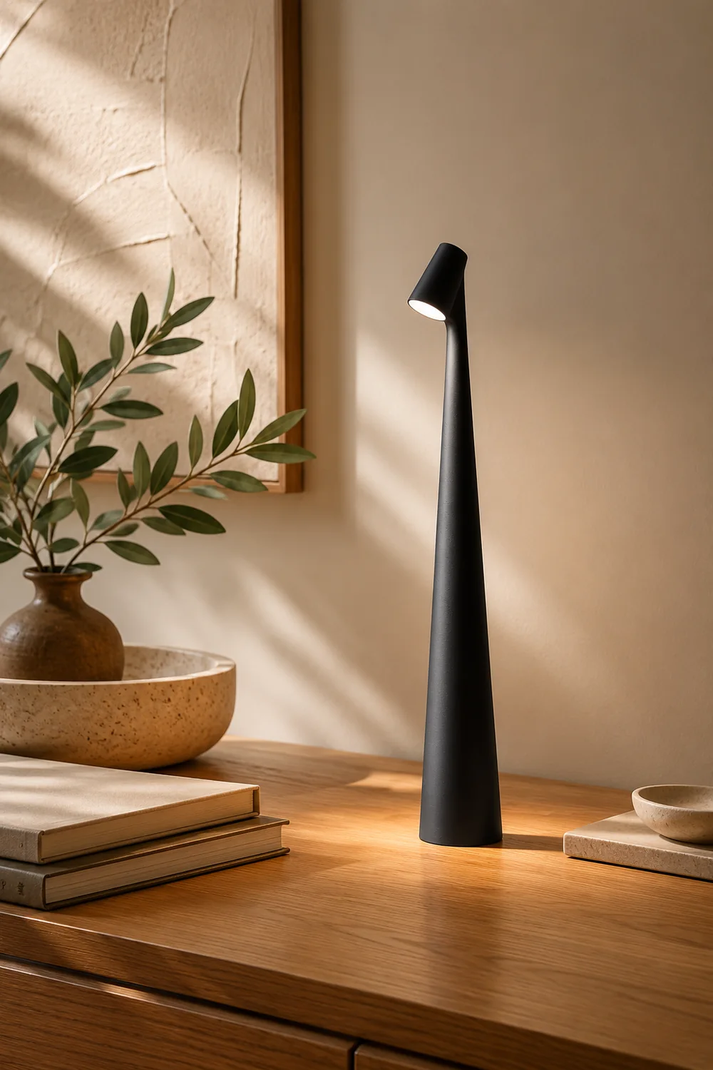 Africa Built-in Battery Table Lamp - Lumpaz