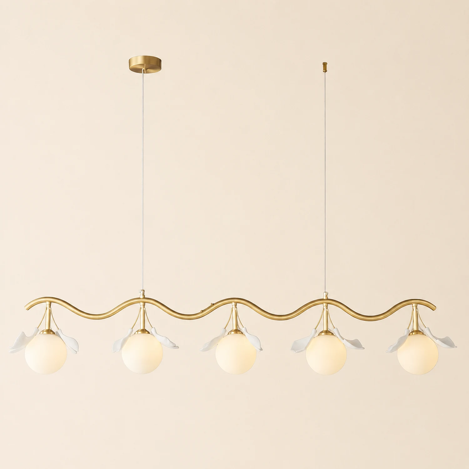 Allanie Gingko Long Chandelier - Lumpaz