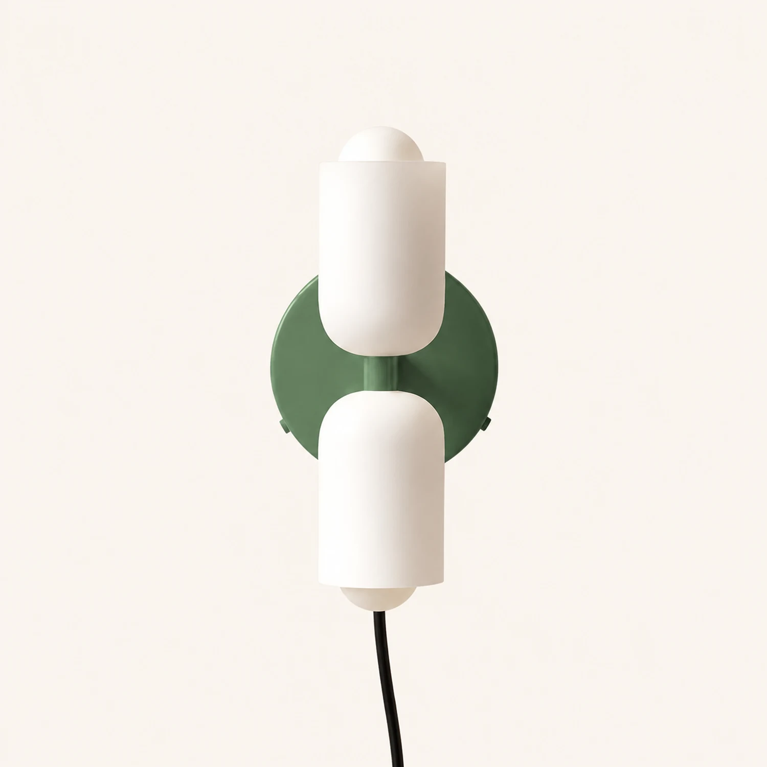 Creamy Double Head Plug-in Wall Light - Lumpaz